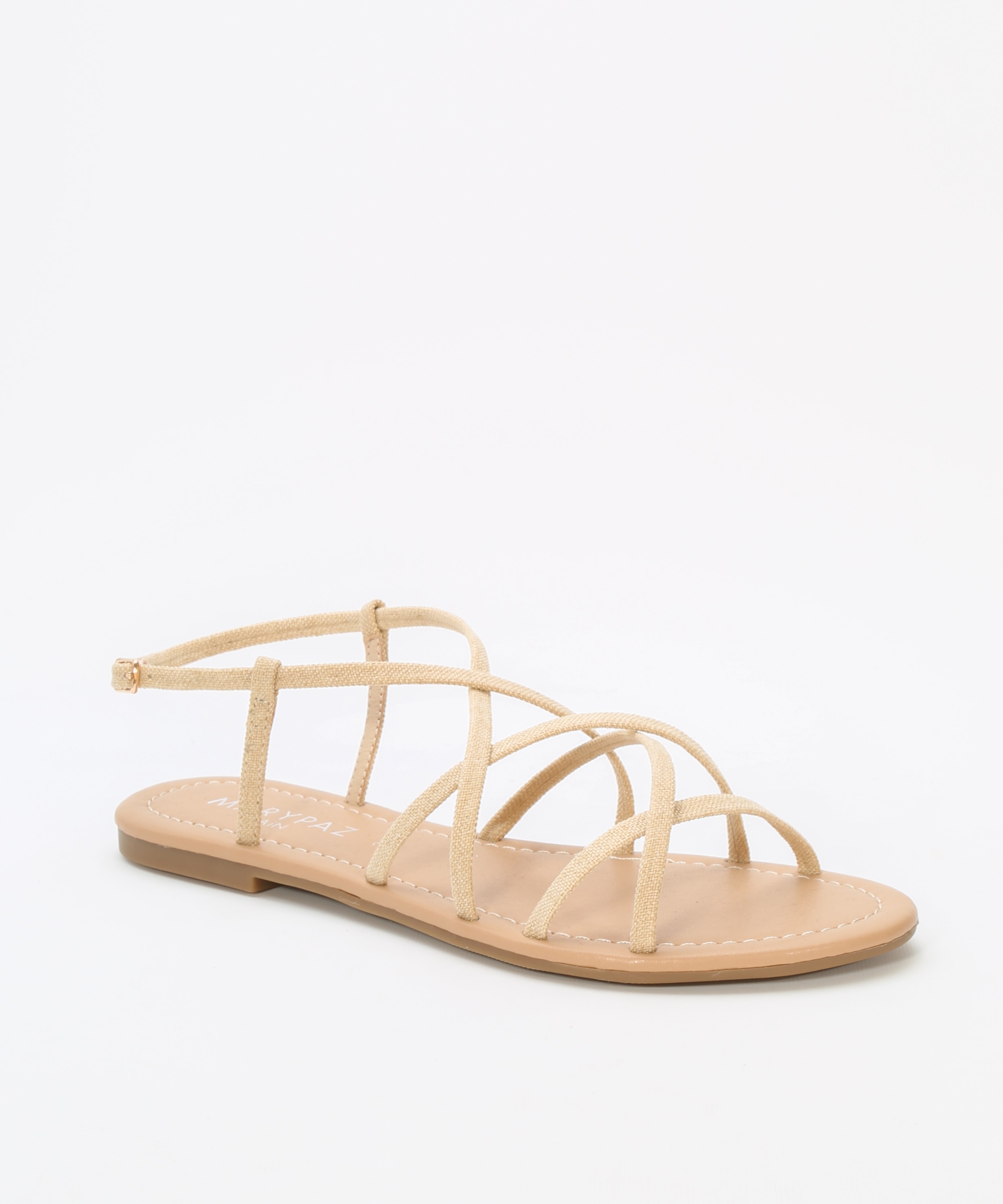 Sandalias planas tiras